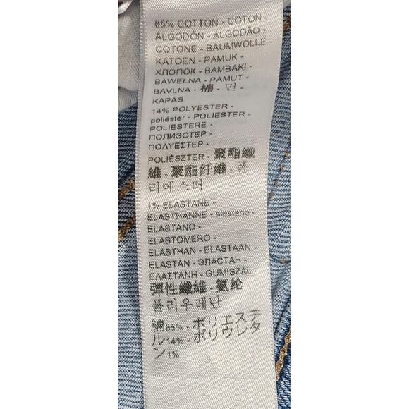 Levi's Women's Cotton Medium Wash Distressed High-Waisted Mom Jeans Size 24 - Picture 11 of 13